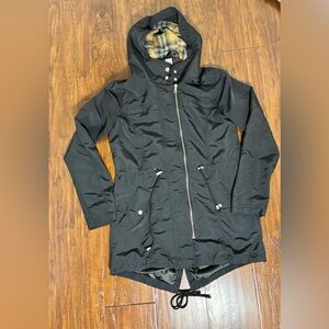 Miss London- Black Label Women’s Hooded Parka Light Jacket #LJ11